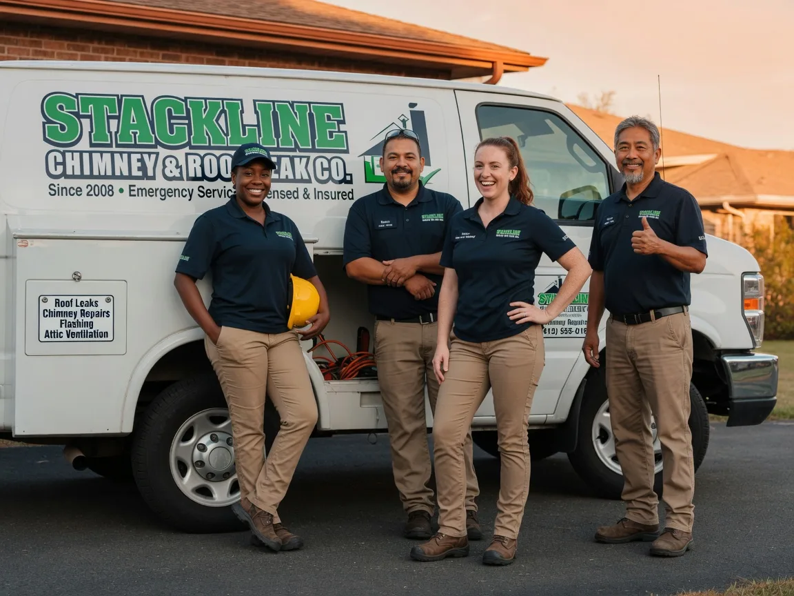 Chimney flashing repair company in Preston, WA
